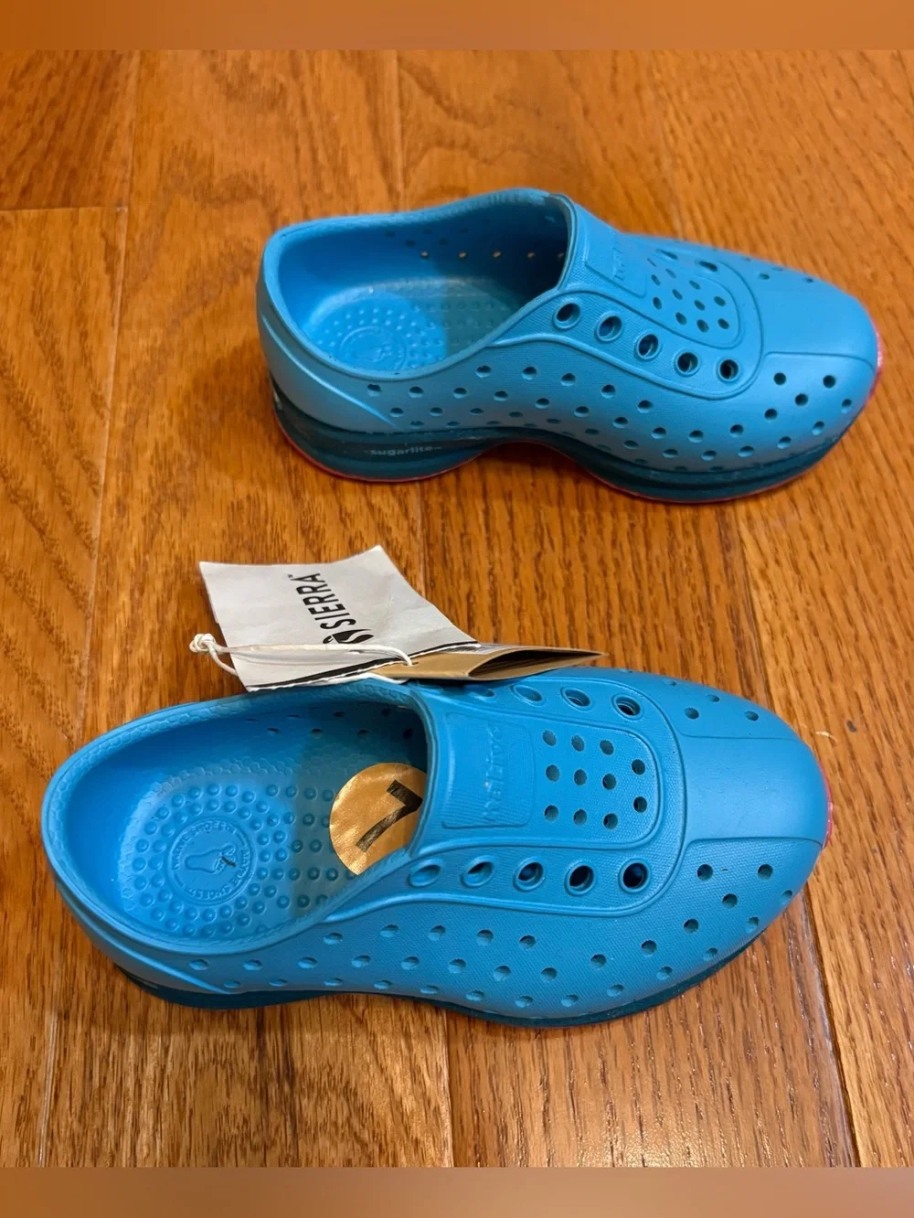 Toddler Shoe Native Robbie Sugarlite Walker Slip-On Blue Size C7 New With Tag